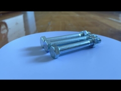 SAE J429 klasse 2 gegalvaniseerde zeskantschroef met gedeeltelijke schroefdraad