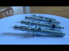 M6 koolstofstaal 1/4 inch gegalvaniseerde wigankers corrosiebestendig